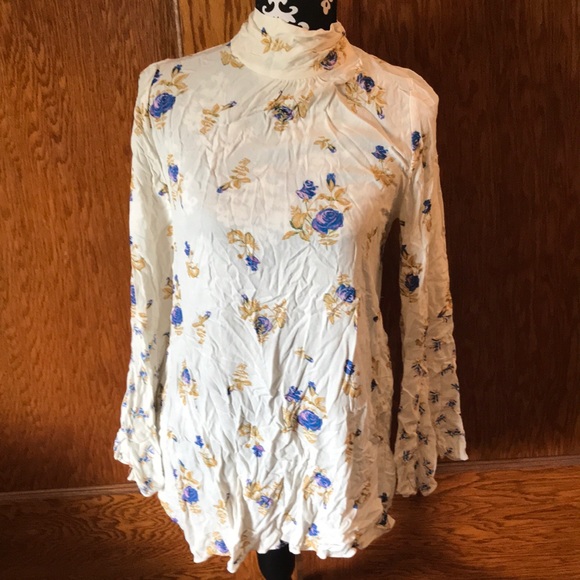Free People Tate Tunic Ivory Combo Size S NWT - Picture 4 of 10